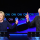 Democratic presidential candidates Bernie Sanders and Hillary Clinton participate in the CNN Democratic presidential primary debate in Flint, Mich., on March 6, 2016.
Scott Olson/Getty Images